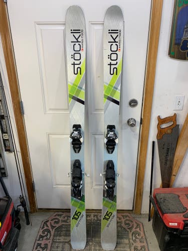 Used  Stockli With Bindings Stormrider Skis