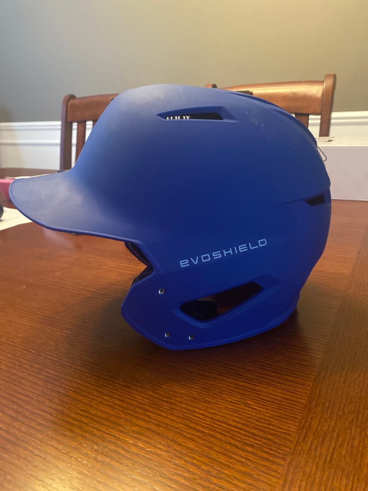 Evo shield batting helmet blue