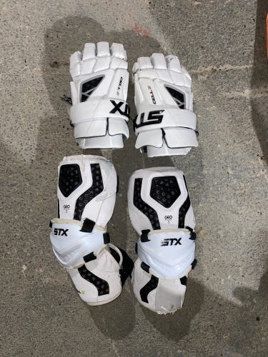 Used STX 12" Lacrosse Gloves