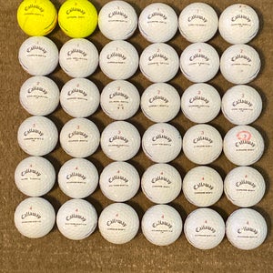 Used Callaway 36 Pack (3 Dozen) Chrome Soft Balls