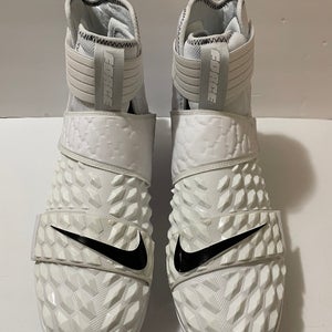 Nike Force Savage Elite 2 TD White Football Cleats Size 14