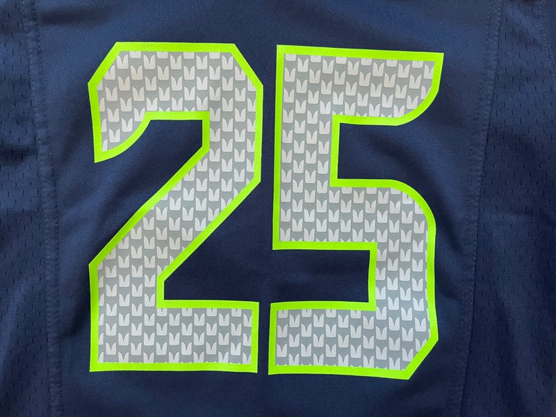 Nike Richard Sherman Jersey #25 Seattle Seahawks Blue Youth Size Small