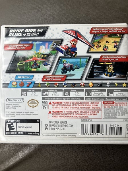 Mario Kart 7 (Nintendo 3DS) No Manual SidelineSwap 