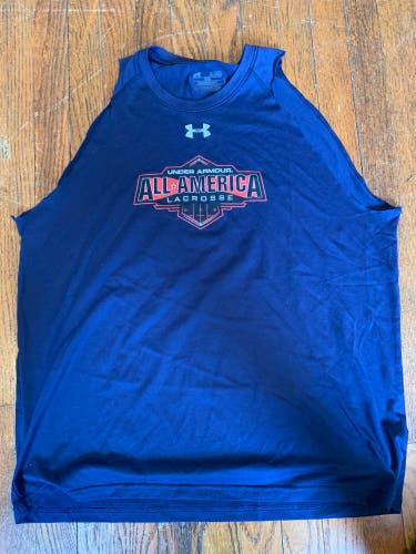 Under All American Lacrosse Cut Off Muscle Shirt XL