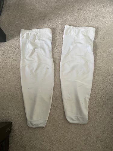 Gray Used XL CCM Pro Stock Socks