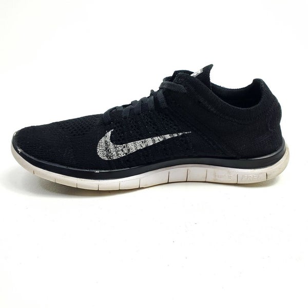 morfine Min Demonteer Nike Womens Free Flyknit 4.0 Running Shoes Size 7.5 Black White 631050 001  | SidelineSwap