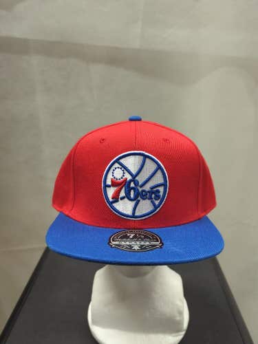 NWS Philadelphia 76ers Mitchell & Ness Fitted Hat 7 1/2 NBA