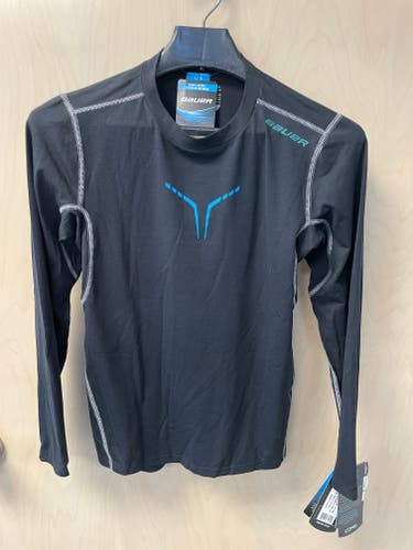 New Bauer Core Long Sleeve Crew Neck Base Layer Youth Size Large