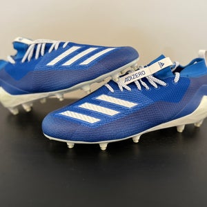 Size 11.5 Adidas Adizero 8.0 Football Cleats Blue/White - NEW - F36588