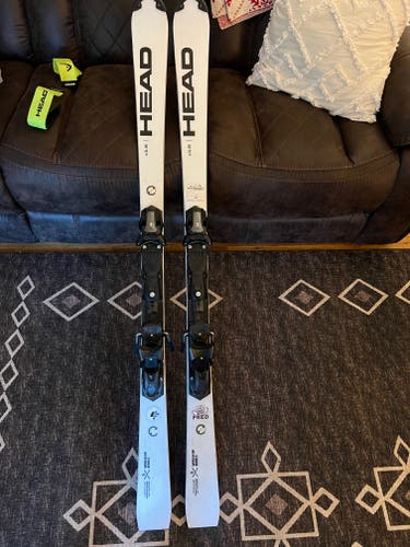 Used 2020 HEAD Racing World Cup Rebels i.SL RD Skis With Bindings Max Din 11