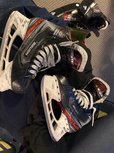 Used Bauer Regular Width Size 8 Vapor X2.9 Hockey Skates