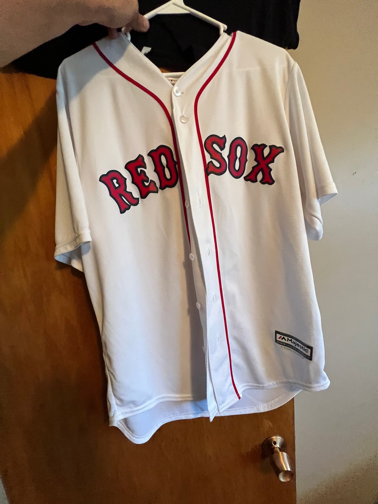 Majestic BOSTON RED SOX "IRISH" Button-Down 2XL Baseball Jersey  ST PATRICK'S DAY