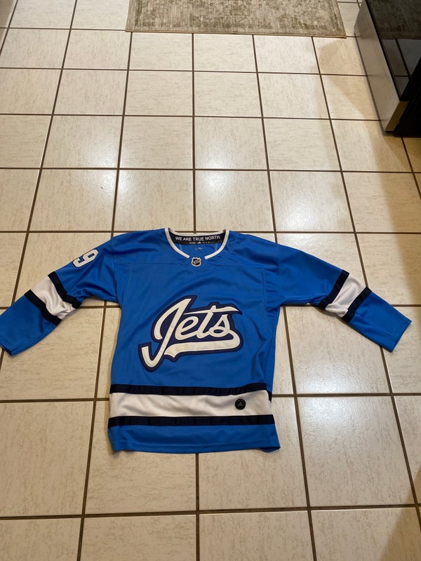 H550B-WIN725B Winnipeg Jets Blank Hockey Jerseys