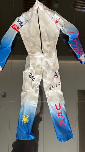 Spyder US Ski Team World Cup GS Race Suit D3O padding Extra Large