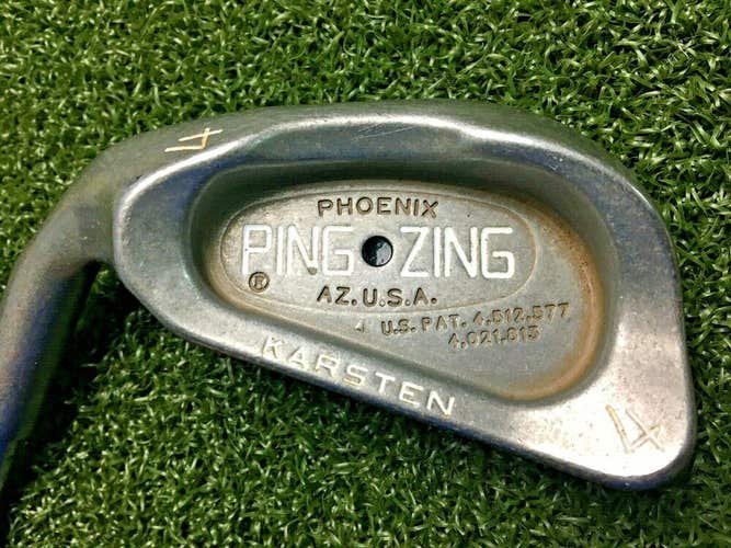 Ping Zing Black Dot 4 Iron  /  LH  / JZ Regular Steel ~37.5" / mm3557