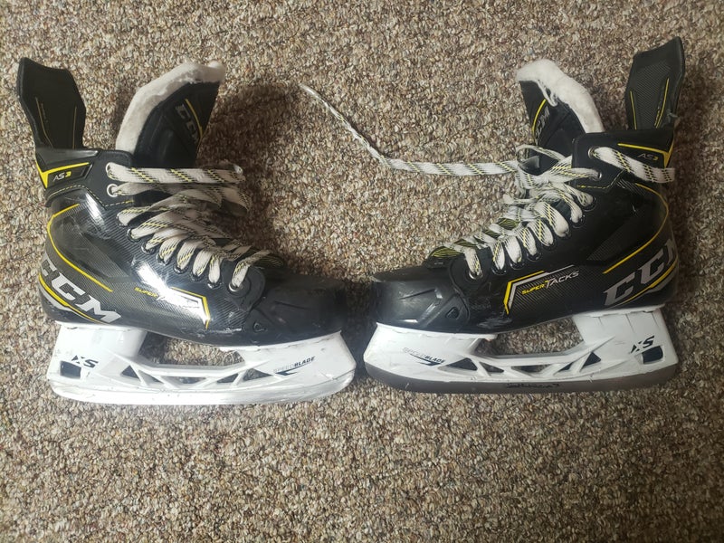 Senior Used CCM Super Tacks AS3 Hockey Skates Regular Width Size 7.5