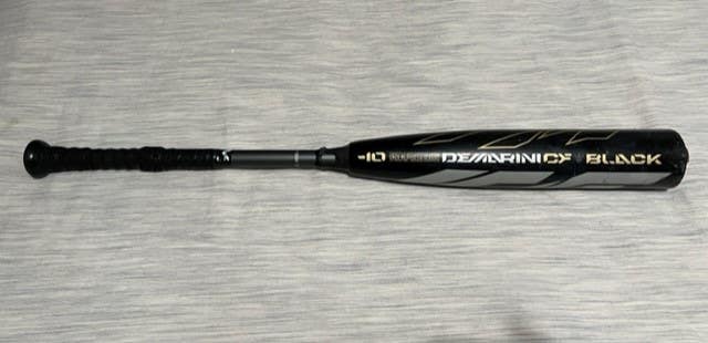 Used USSSA Certified 2019 DeMarini Composite CF Zen Black Bat (-10) 20 oz 30"