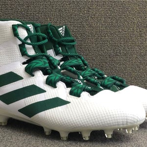 Adidas Freak Carbon High Football Cleats White Green F97461 Mens size 13