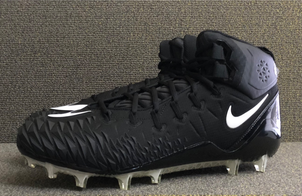 Nike Force Savage Pro TD Football Cleats Black AJ6605-005 Men's size 15