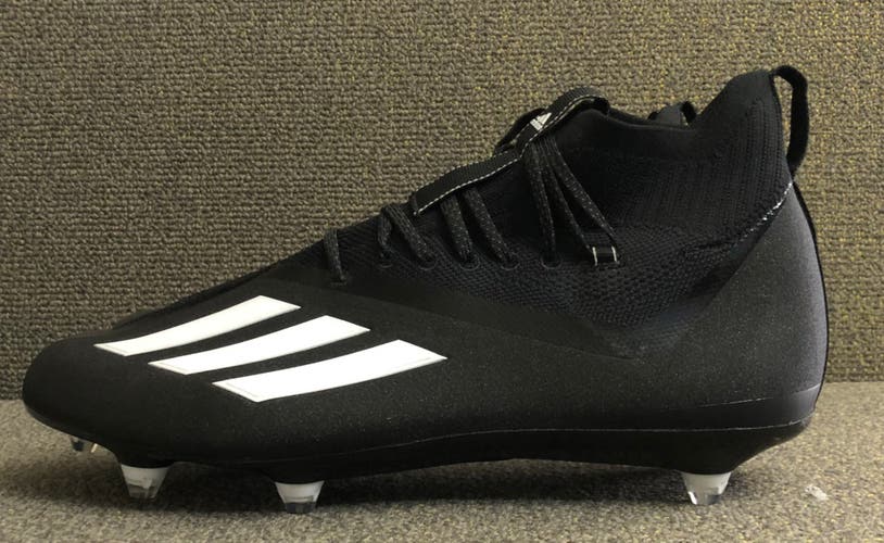 Adidas Adizero Primeknit Football Cleats Black GW7994 Men's size 13 Detachable