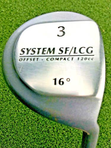 System SF/LCG Offset 120cc 3 Wood 16* / RH / Ladies Graphite ~42.5" / gw2429