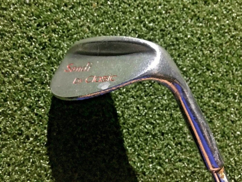 Sandi Sand Wedge By Classic /  RH / Stiff Steel ~34" / Good Vintage Grip /mm8626