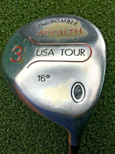 USA Tour The Bomber Stealth Wide Body 3 Wood 16* / RH / Regular Graphite /gw3372