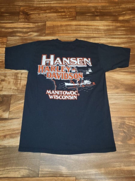 Harley Davidson 90s Vintage Menswear Baseball Jersey M 