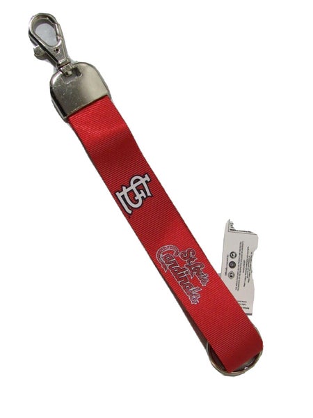 Red St Louis Cardinal Key Chain Wristlet