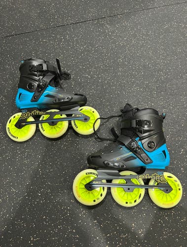RD Elite Alpha 110 Speed Skate Roller Inline Speed Skates Size 5