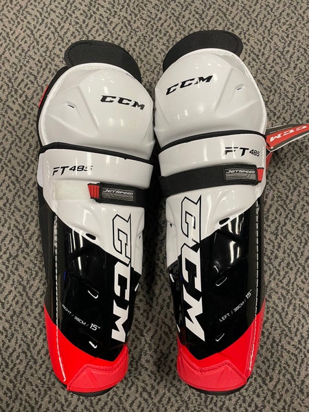 CCM Jetspeed FT485 15” shin pads