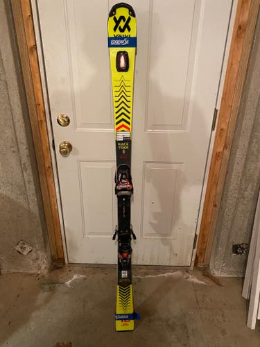 2021 Volkl Racing Racetiger SL Skis With Bindings Max Din 16