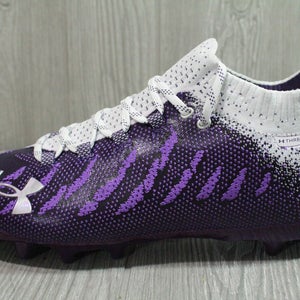 new Under Armour/UA Men's team Spotlight Lux MC Football Shoe 8 purple/white