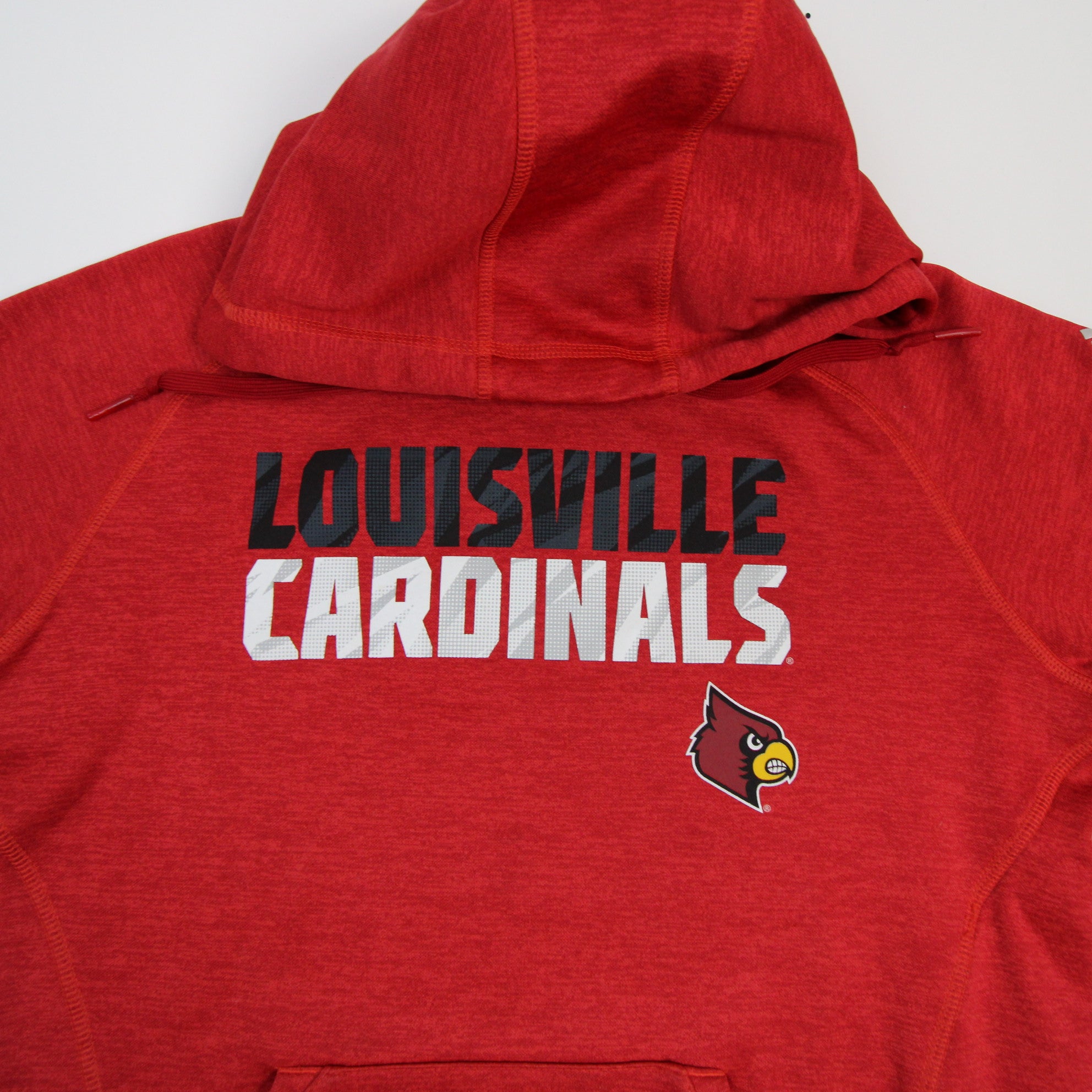 adidas Louisville Cardinals NCAA Women's Climawarm Red Game Built Full Zip  Rain Jacket (Large)