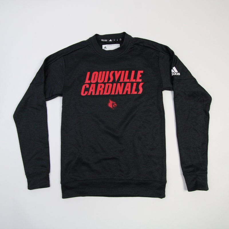 Adidas University Of Louisville Cardinals Crewneck Sweatshirt Men's Small