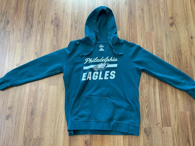 NFL Philadelphia Eagles Hoodie - Black - XXL - TMC Vintage