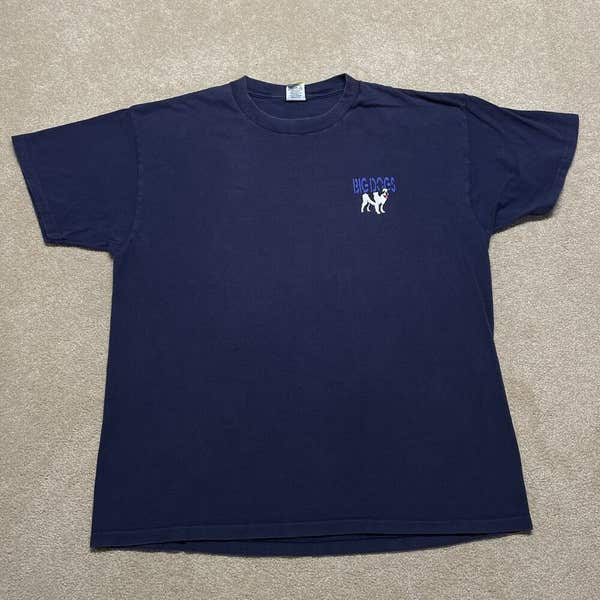 Big Dogs T Shirt Men XL Adult Blue Places Things To Sniff Joke