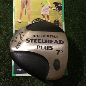 Callaway Big Bertha Steelhead Plus 7* Driver Strong Aldalite Tour Graphite Shaft