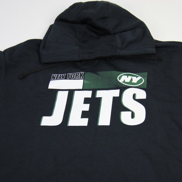 New York Jets Sweater Mens 3XL NFL Football Logo Gray Pullover Vintage