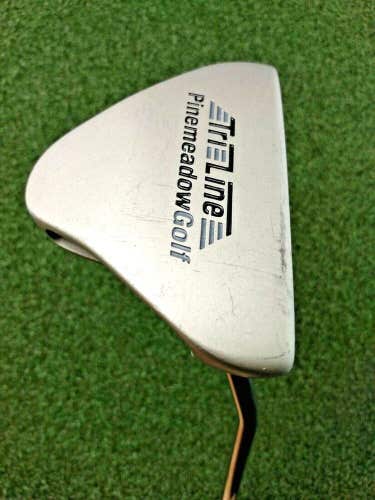 Pinemeadow Golf Tri Line Mallet Putter / RH / Steel ~35.75" / Nice Grip / gw6017