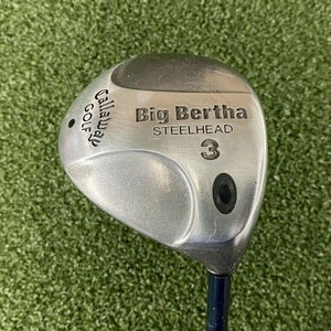 Callaway Golf Big Bertha Steelhead 3 Wood / RH / Senior Graphite ~42" / jl4562