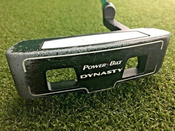 PowerBilt Dynasty Insert Putter / RH / ~35" Steel / Good Original Grip / mm4955