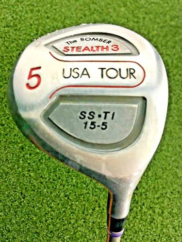 USA Tour "The Bomber" Stealth 3 Stainless 5 Wood /RH/69g Regular Graphite/gw1748