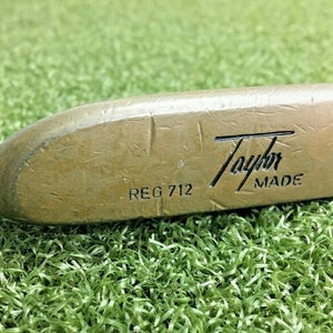 TaylorMade REG 712 Blade Putter RHW  / RH / ~34.5" Steel w/Label / Nice / mm6714