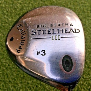 Callaway Big Bertha Steelhead III #3 Wood  RH System III Ladies Graphite /mm2494