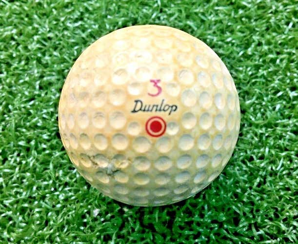Maxfli Dunlop Red Dot #3 Golf Ball Antique Vintage 60’s Collectors Item /mm1023