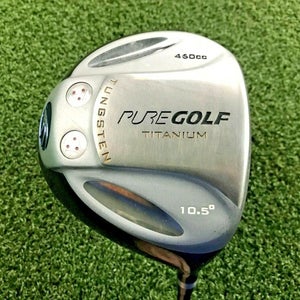 Pure Golf Titanium Driver 10.5* RH / Regular Graphite / New Grip / Cover/dw4416