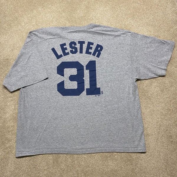 Jon Lester Boston Red Sox T Shirt Men 2XL Gray MLB Baseball Basic