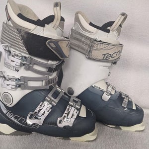 Tecnica Women's Mach 1 Flex Index 95 Ski Boots Size Mondo 23.5 Color Blue Condit