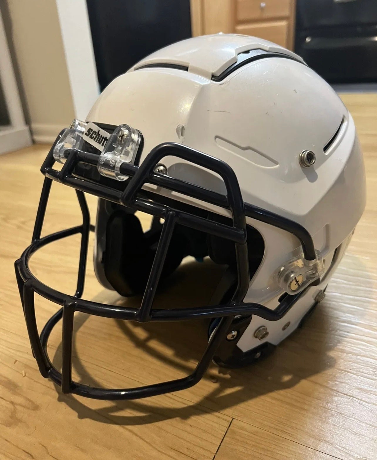 white f7 football helmet